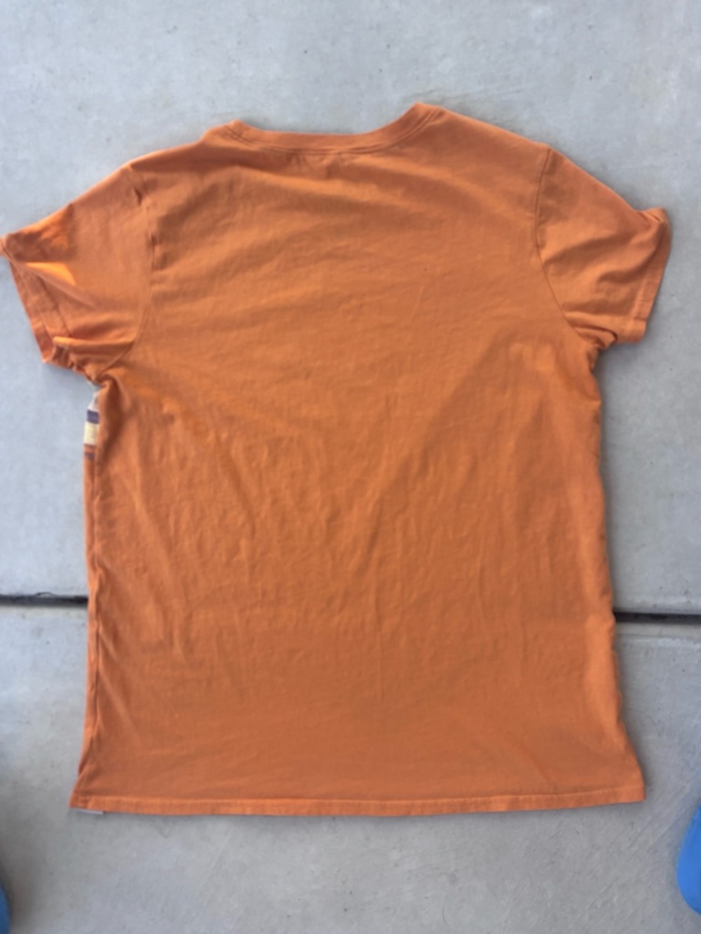 Prana Orange Short Sleeve Stripe Crew Tee (Women’s) - Picture 4 of 4